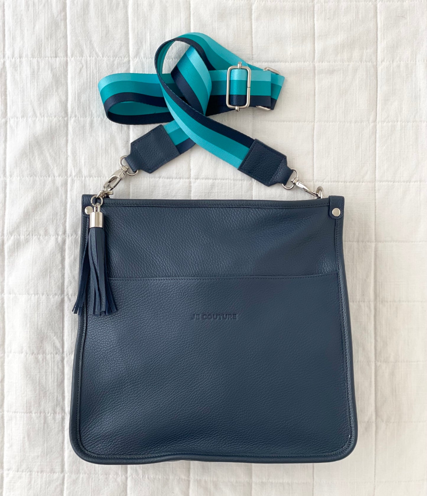 Crossbody Blue Bag - Je Couture
