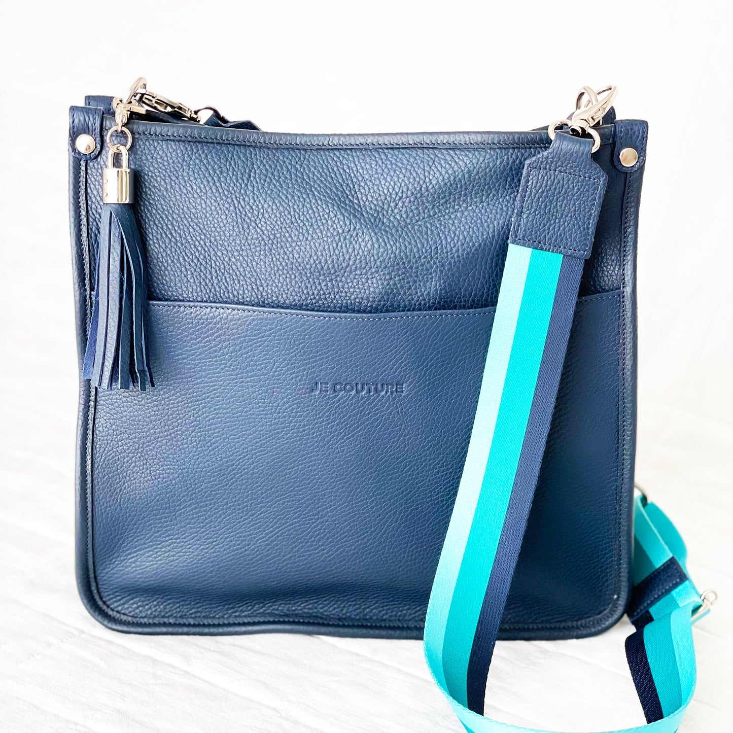 Crossbody Blue Bag - Je Couture 